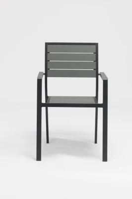 Chinese Aluminum Garden Furniture Wood Grain Poly Wood