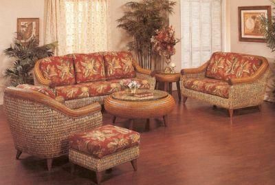 Combination Luxury PE Rattan Modern Room Outdoor Garden Patio Furniture Coffee Table Chair Stool Sofa Sets