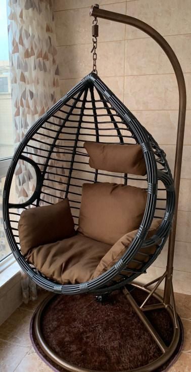 Prevalent Hanging Double Seat Patio Egg Outdoor Garden Swing Chair