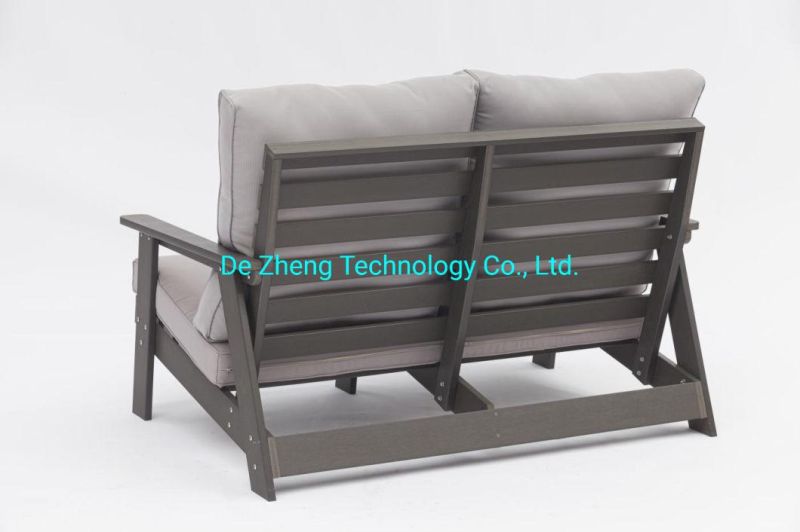 All Weather Resistance Patio HIPS Waterproof Outdoor Garden Sofa Outdoor Wooden Garden Furniture