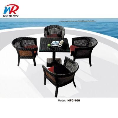 Terrace Furniture Set Combination Outdoor Garden Rattan Table and Chair