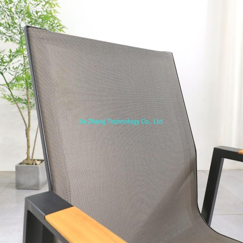 Quickly Delivery Hotel Bistro Dining Rattan Outdoor Furniture Set with Quick Dry Textylene Mesh