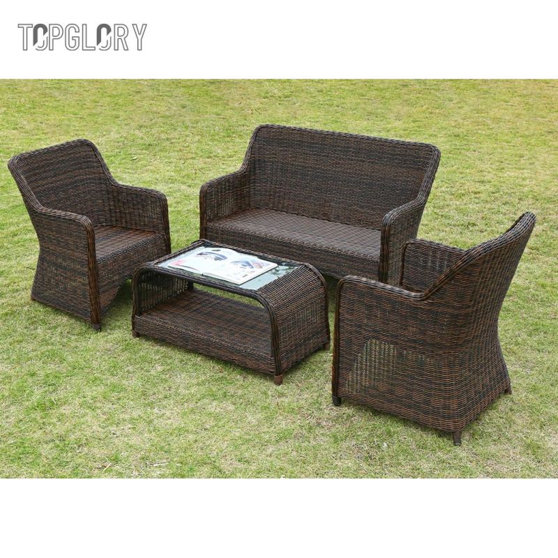 Modern Rattan Outdoor Furniture New Style All Weather Outdoor Sofa for Hotel