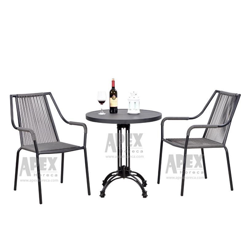 Restaurant Furniture Hotels Garden Patio Rope Wicker Chairs