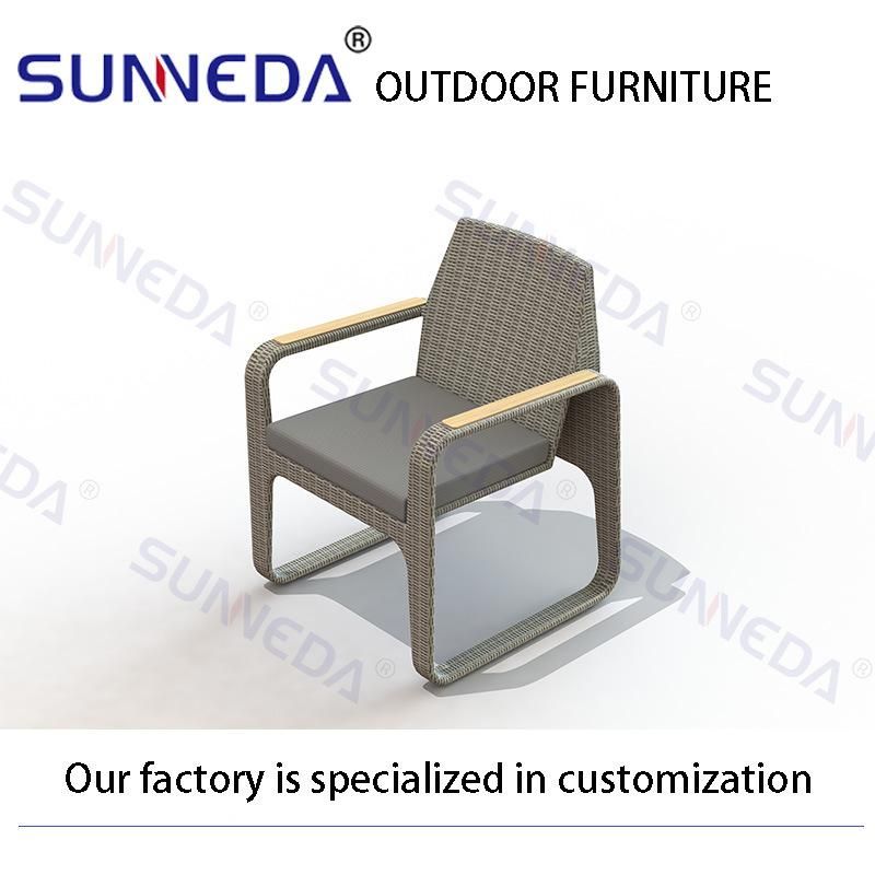 Water Proof Outdoor Wicker Rattan Furniture Garden Dining Set Patio Table and Chair Outdoor Furniture