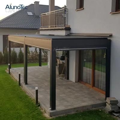 Outdoor Louvered Roof System Waterproof Motorized Pergola