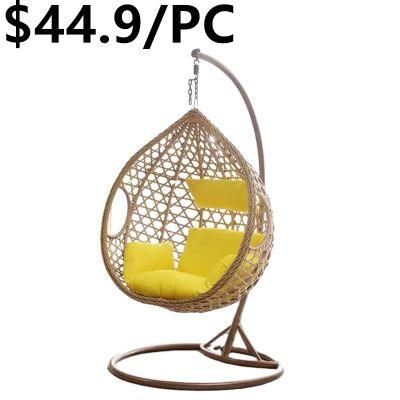 High Quality Outdoor Rattan Wicker Garden Hotel Hanging Swing Chair