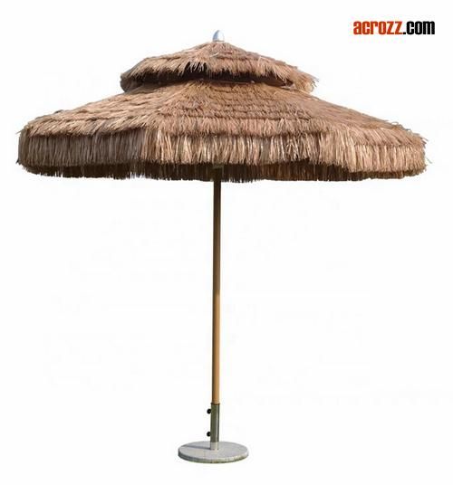 Garden Outdoor Patio Beach Straw Grass Umbrella Parasol Sunshade