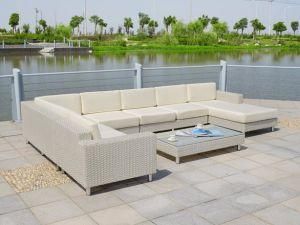 White Outdoor Rattan Furniture with SGS Certificated (8063)