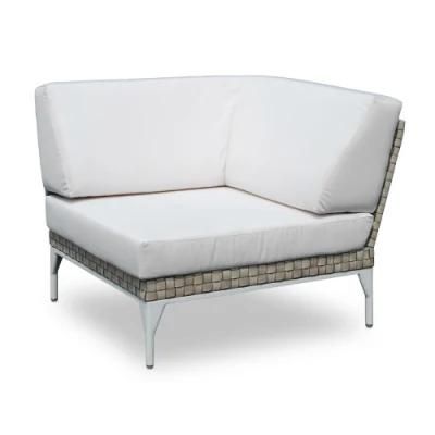 Modern Deep Seating Outdoor Living Rattan Corner Sofa