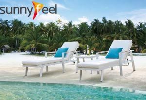 Outdoor furniture Daybed Sunbed with Cushion Chaise Lounger