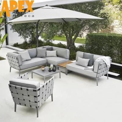Modern Style Outdoor Garden Furniture Combination Set Corner Sofa Wholesale