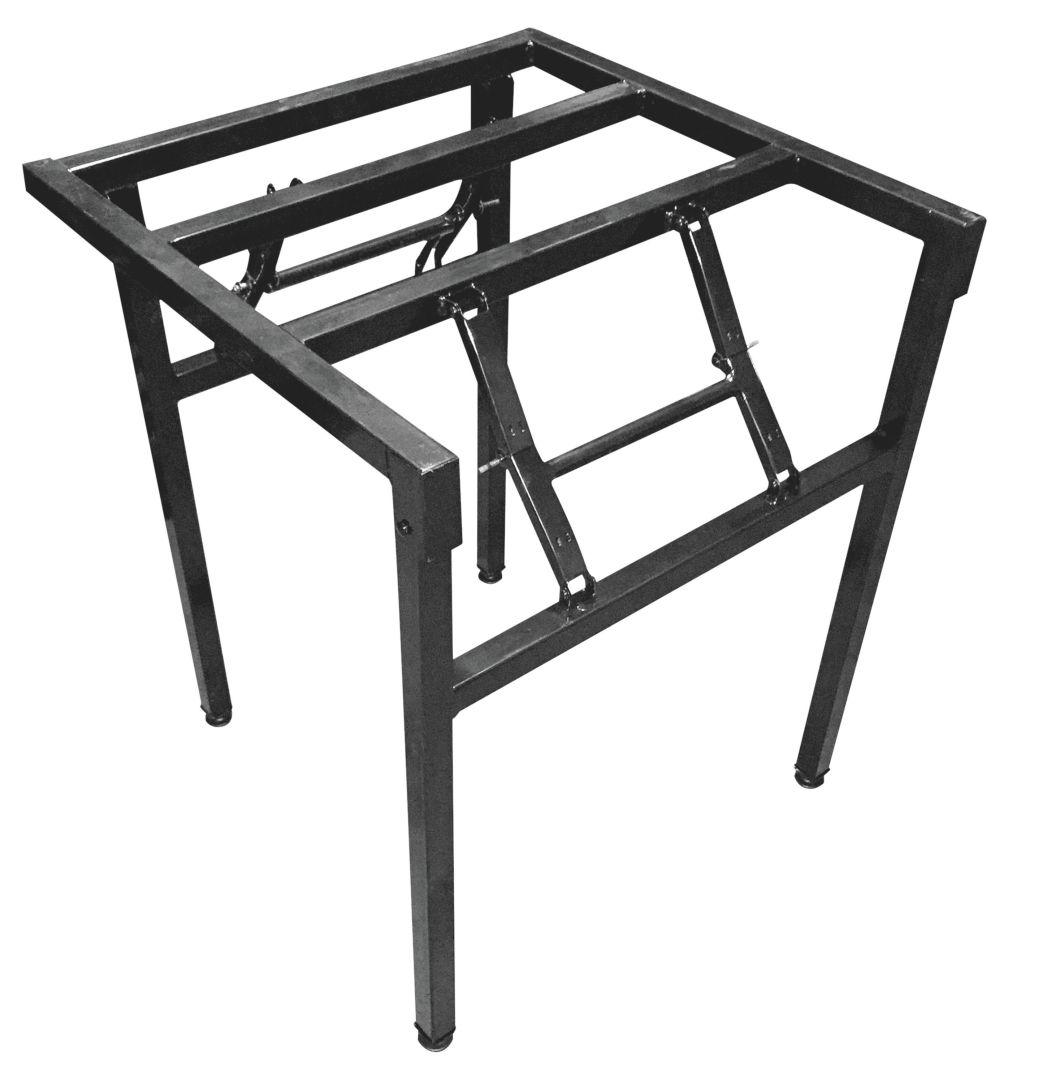 Hot-Sale Restaurant Meeting Hotel Furniture Metal Leg Folding Table