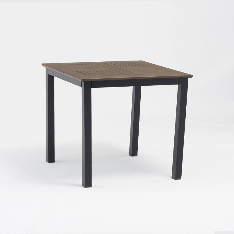 Wholesale Outdoor Furniture Aluminum Wooden Table