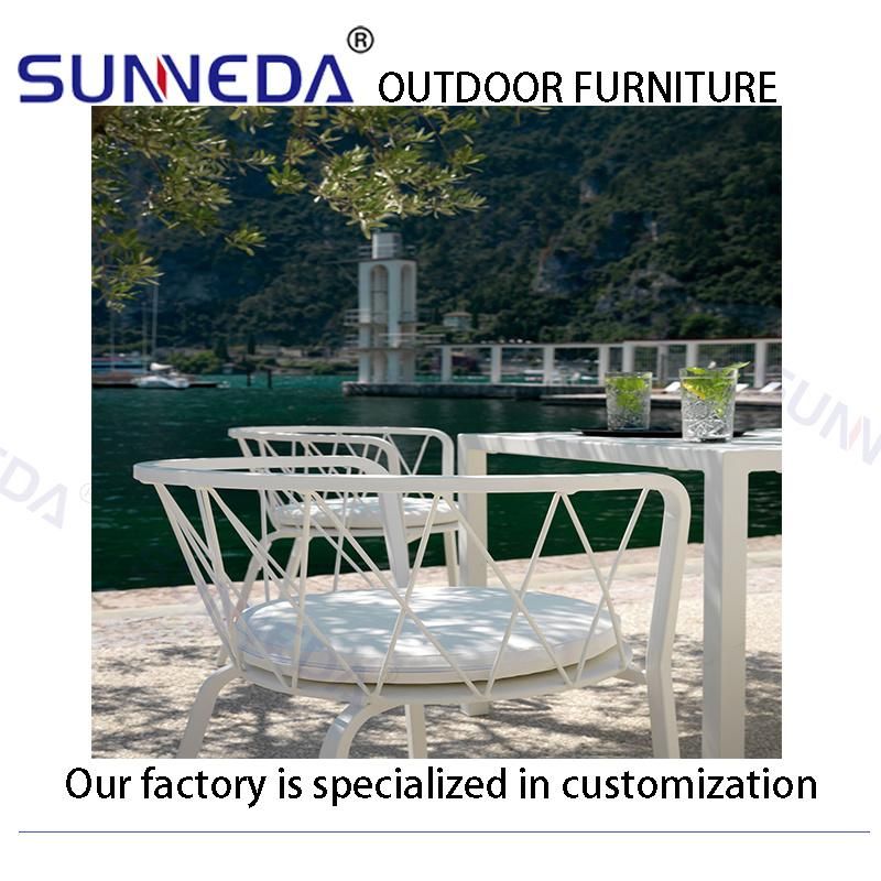 Aluminum Frame Outdoor Modern Leisure Garden Sofa Furnitures Leisure Home