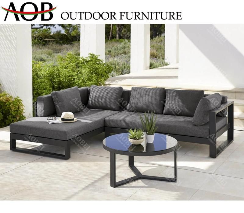 Modern Exterior Patio Garden Home Hotel Villa Restaurant Leisure Outdoor Corner Sofa Lounge Furniture