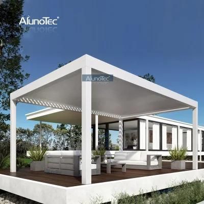 Modern Customized Outdoor Pergola Remote Electric Luxury Patio Cover Party Tent Sustainable Durable Aluminium Pergola