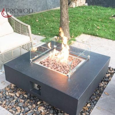 Concrete Outdoor Heater Stainless Steel Burner Fire Log Optional Coffee Table Fire Table Fire Pit