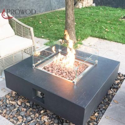 Concrete Outdoor Heater Stainless Steel Burner Fire Log Optional Coffee Table Fire Table Fire Pit