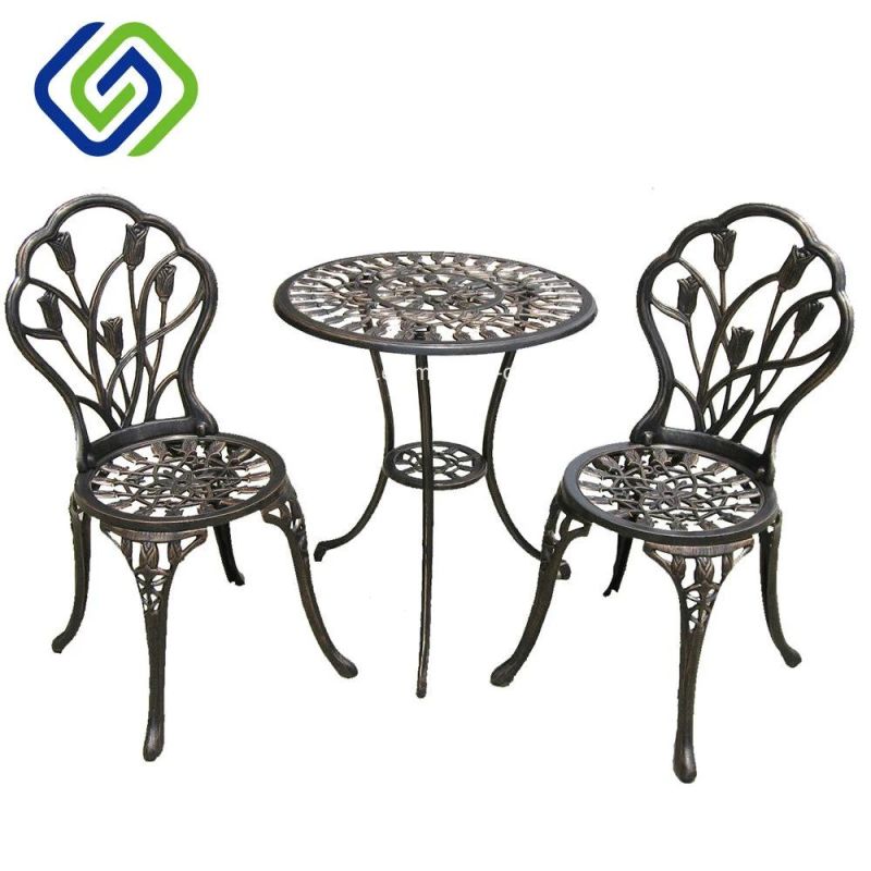 New Design Durable Cast Aluminium Outdoor Patio Furniture with BBQ Grill