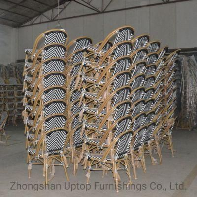 Terrace Lounge Chair Flower Restaurant Garden Chair Aluminum Outdoor Furniture Rattan Chair