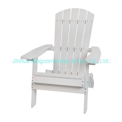 Jjc-14505 Environmental Friendly PS Wood Garden Adirondack Chair in White