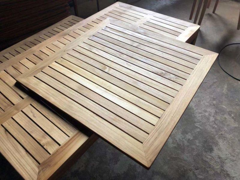 Modern Hotel Outdoor Furniture Teak Table for Patio Use