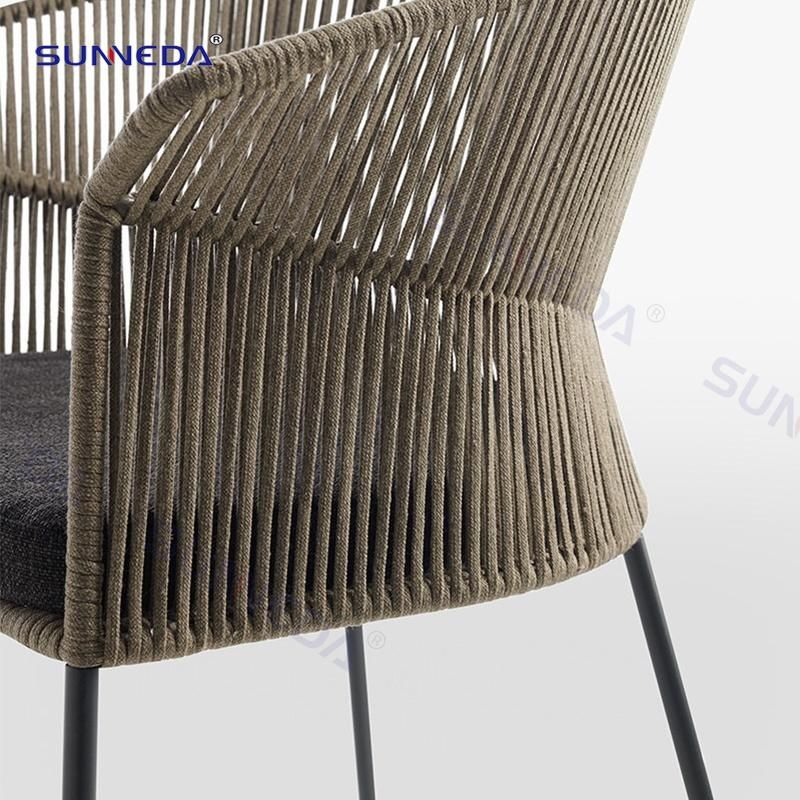 Modern Outdoor Furniture Leisure Chair for Patio Garden Furniture for Resort Rattan Chair