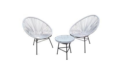 Popular Garden Furniture Outdoor Colorful PE Rattan Outdoor Patio Set with Table and Chairs