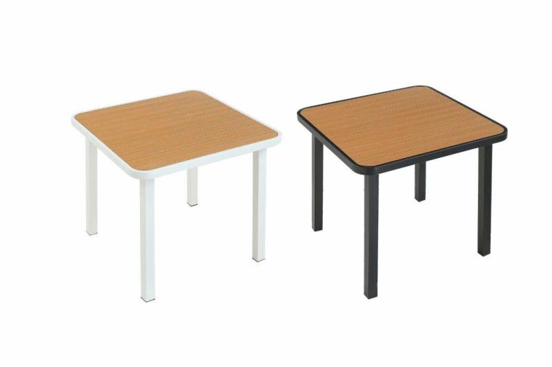 Hotel Modern Patio Dining Table and Chairs Garden Aluminum Outdoor Furniture Dining Set