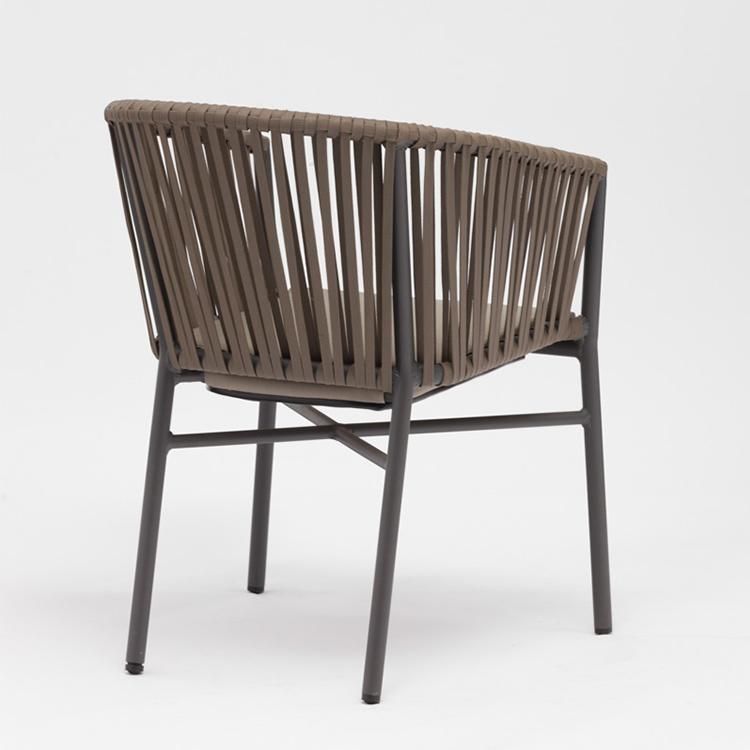 China Design Furniture with White Color and Aluminum Material Metal Outdoor Luxury Garden Chair