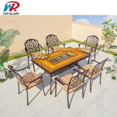 New Design Cast Aluminium Outdoor Garden Furniture Set