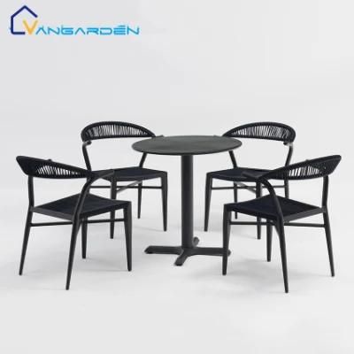 Fitness Pull Pope Set with Iron Table European Patio Outdoor Furniture