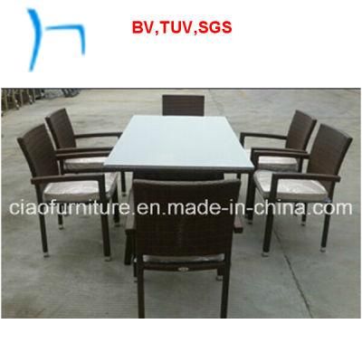 F- Rattan Garden Chair Outdoor Table (Gt-9014A+Y-4018)