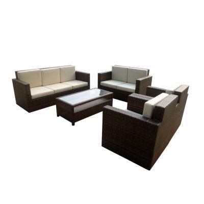 7 Seater Outdoor Rattan Furniture Wicker Sofa (CF-614)
