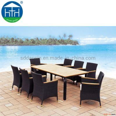 Promotional Rattan/ Wicker Furniture Outdoor Patio Dining Set for Sale