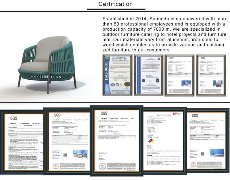 Villa Ecological Design European Style Fashion Traditional Outdoor Chair Furniture