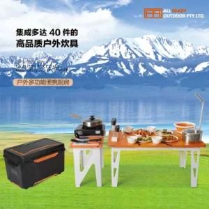 RV Road Trip Mobile Kitchen Outdoor Cooking Stove Portable Folding Table