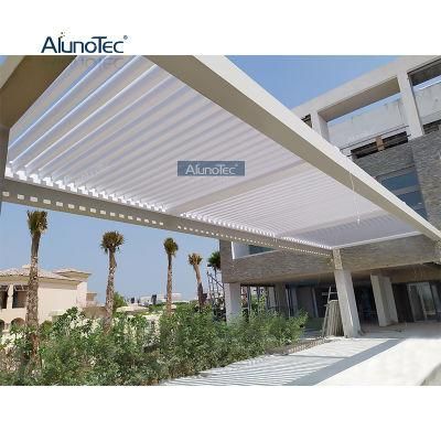 Customized Size Louvered Patio Roofs Awning Outdoor Pergola On The Terrace Aluminum Gazebo