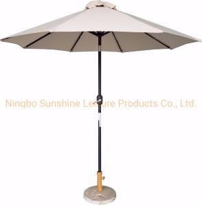 3m Round LED Garden Umbrella