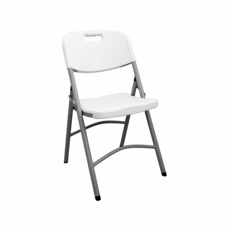 Indoor Outdoor White HDPE Plastic Folding Chair for Party Events