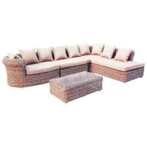 Outdoor Garden Rattan Wicker Furniture Luxury Corner Lounge Sofa Set
