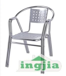 Hotel Metal Outdoor Patio Leisure Coffee Dining Chair (JC-06B)