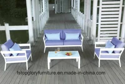 Modern Outdoor Patio Furniture Aluminum Rattan Garden Sofa Sets (TG-066)