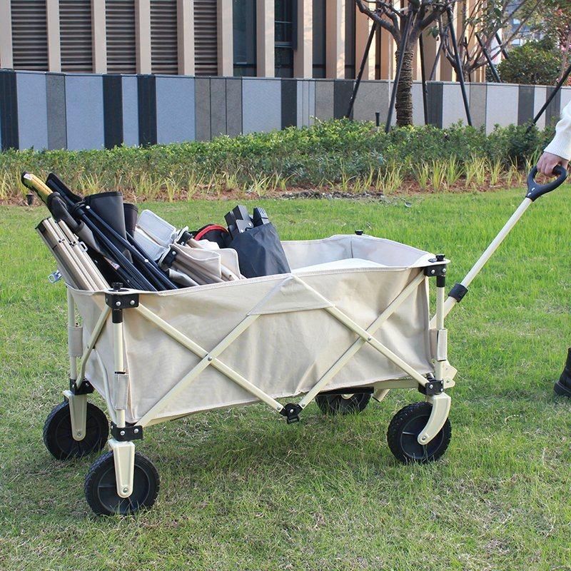 Multi Functional Inflatable Wheels Foldable Handy Carry Outdoor Garden Trolley