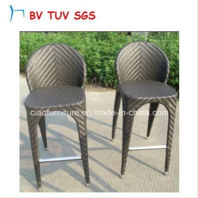 Bar Furniture Rattan Bar Stools with Fishtail Weaving