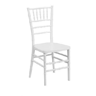 Adult Size Plastic Resin Metal Wedding Event White Chiavari Tiffany Chair