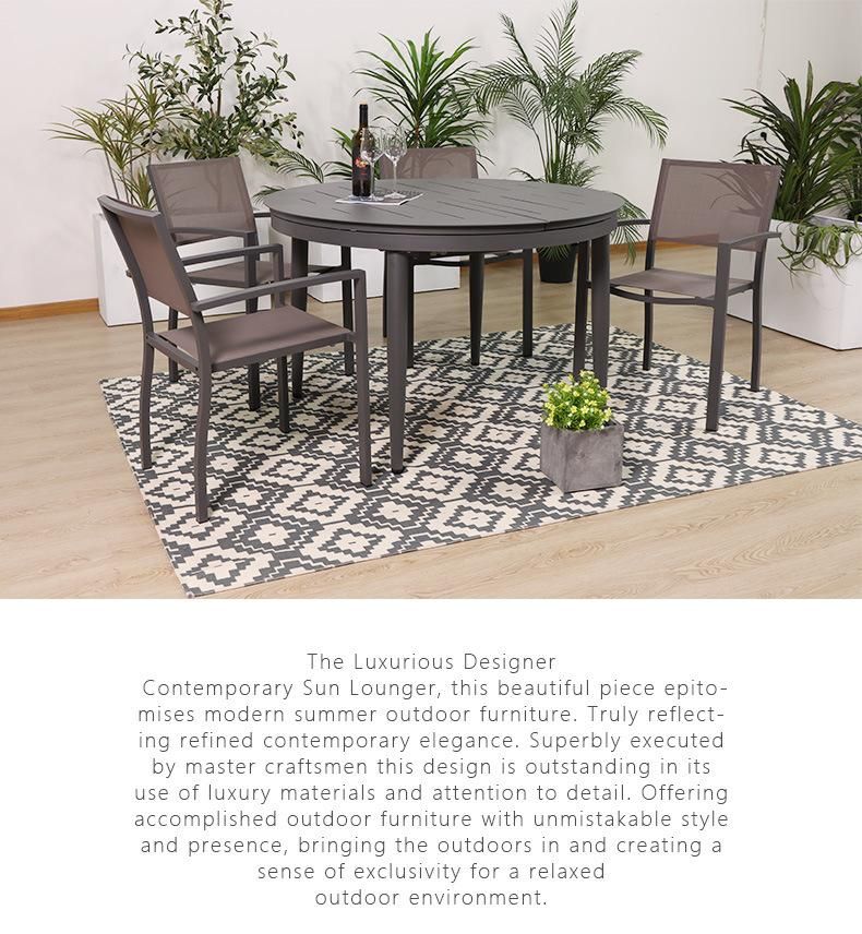 Outdoor Furniture Room Brand or OEM 6 Seater Garden Dining Set