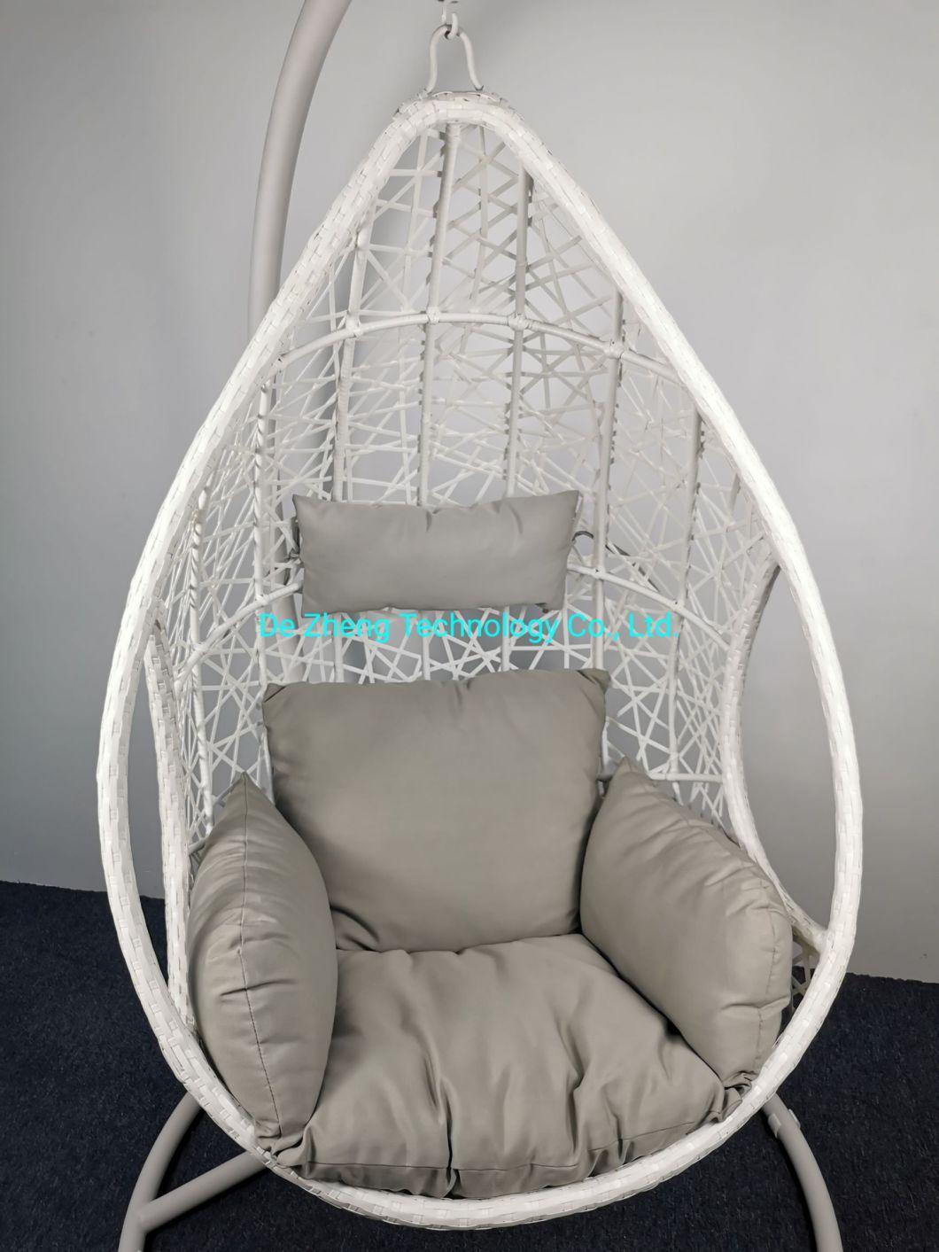 Durable Outdoor Rattan Furniture Wicker Single Swing Hanging Chair