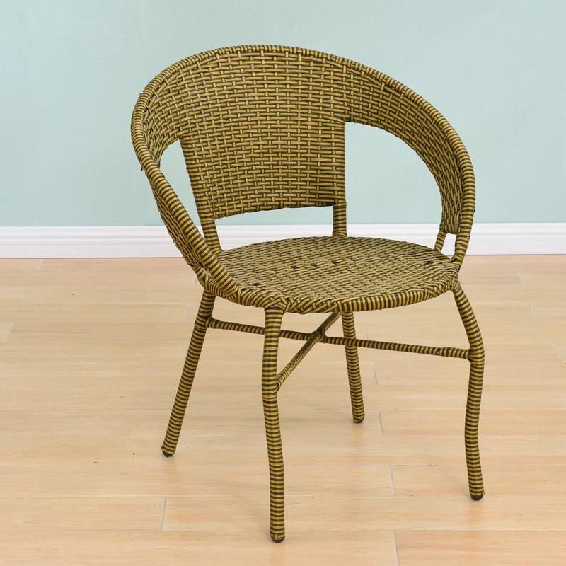 Cheap Modern Ergonomic Mesh Swivel Bistro Outdoor Rattan Chair and Table
